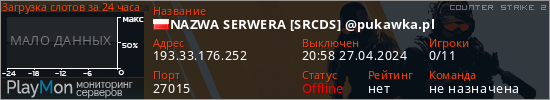 баннер для сервера cs2. NAZWA SERWERA [SRCDS] @pukawka.pl