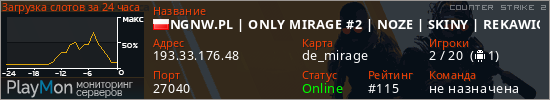 баннер для сервера cs2. NGNW.PL | ONLY MIRAGE #2 | NOZE | SKINY | REKAWICE | AGENCI | R