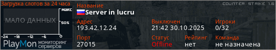 баннер для сервера cs. Server in lucru