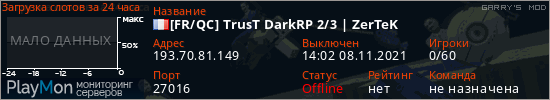 баннер для сервера garrysmod. [FR/QC] TrusT DarkRP 2/3 | ZerTeK