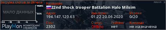 баннер для сервера arma3. 22nd Shock trooper Battalion Halo Milsim