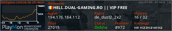 баннер для сервера cs. HELL.DUAL-GAMING.RO || VIP FREE