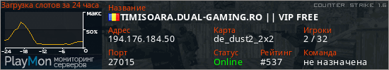 баннер для сервера cs. TIMISOARA.DUAL-GAMING.RO || VIP FREE