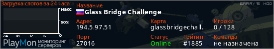 баннер для сервера garrysmod. Glass Bridge Challenge