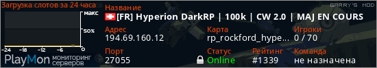 баннер для сервера garrysmod. [FR] Hyperion DarkRP | 100k | CW 2.0 | MAJ EN COURS
