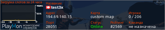 баннер для сервера rust. test3x