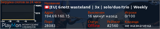 баннер для сервера rust. [EU] Gnott wasteland | 3x | solo/duo/trio | Weekly