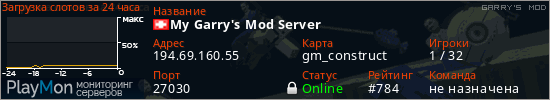 баннер для сервера garrysmod. My Garry's Mod Server