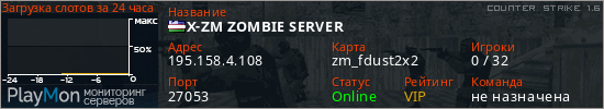 баннер для сервера cs. X-ZM ZOMBIE SERVER