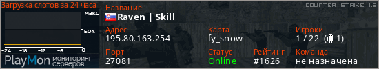баннер для сервера cs. Raven | Skill