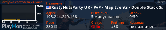 баннер для сервера rust. RustyNutsParty UK - NO KOS - PvE+HPvP - Beginner Friendly - Low