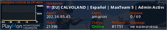 баннер для сервера rust. [EU] CALVOLAND | Espa&ntilde;ol | MaxTeam 5 | Admin Activo
