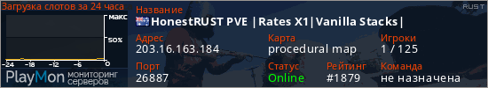 баннер для сервера rust. HonestRUST PVE |Rates X1|Vanilla Stacks|