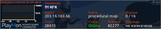 баннер для сервера rust. KFR