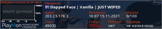 баннер для сервера rust. Slapped Face | Vanilla | JUST WIPED