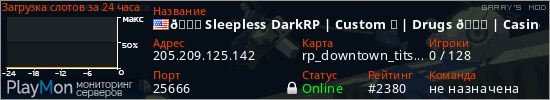 баннер для сервера garrysmod. 💀 Sleepless DarkRP | Custom ⚡ | Drugs 💊 | Casino 💰 |