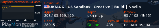 баннер для сервера rust. UKN.GG - US Sandbox - Creative | Build | Noclip