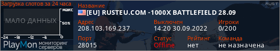 баннер для сервера rust. [EU] RUSTEU.COM -1000X BATTLEFIELD 28.09