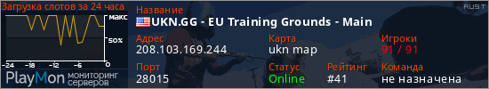 баннер для сервера rust. UKN.GG - EU Training Grounds - Main