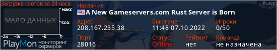 баннер для сервера rust. A New Gameservers.com Rust Server is Born