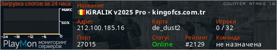 баннер для сервера cs. KiRALIK v2025 Pro - kingofcs.com.tr