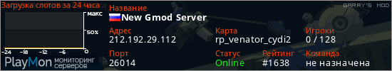 баннер для сервера garrysmod. New Gmod Server