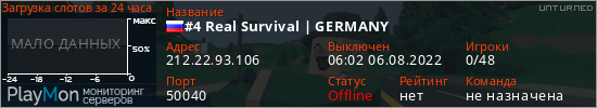 баннер для сервера unturned. #4 Real Survival | GERMANY