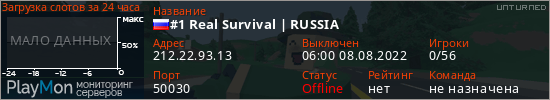 баннер для сервера unturned. #1 Real Survival | RUSSIA