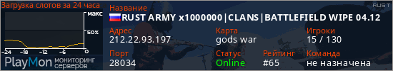 баннер для сервера rust. RUST ARMY x1000000|CLANS|BATTLEFIELD WIPE 04.12