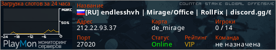 баннер для сервера csgo. [RU] endlesshvh | Mirage/Office | RollFix | discord.gg/6Bu6MbQVgMs