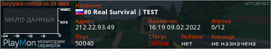 баннер для сервера unturned. #0 Real Survival | TEST