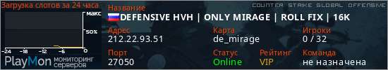 баннер для сервера csgo. DEFENSIVE HVH | ONLY MIRAGE | ROLL FIX | 16K