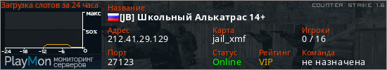 баннер для сервера cs. [JB] Школьный Алькатрас 14+