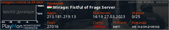 баннер для сервера css. :Mirage: Fistful of Frags Server