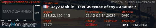 баннер для сервера crmp. &bull; DayZ Mobile - Техническое обслуживание &bull;