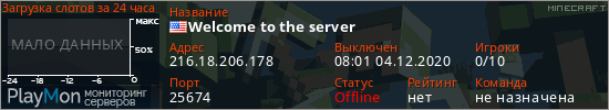 баннер для сервера minecraft. Welcome to the server