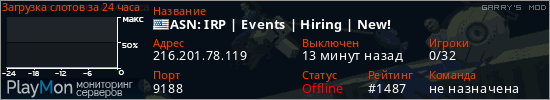 баннер для сервера garrysmod. ASN: IRP | Events | Hiring | New!