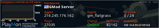 баннер для сервера garrysmod. GMod Server
