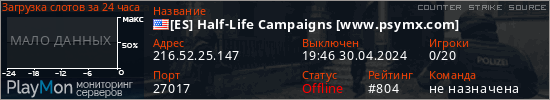 баннер для сервера css. [ES] Half-Life Campaigns [www.psymx.com]