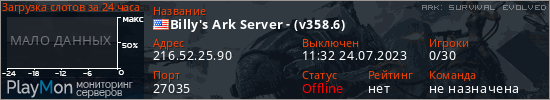 баннер для сервера ark. Billy's Ark Server - (v358.6)