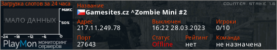 баннер для сервера cs. Gamesites.cz ^Zombie Mini #2