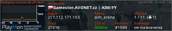 баннер для сервера cs. Gamester.AVONET.cz | AIM/FY