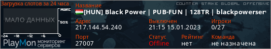баннер для сервера csgo. [HUN] Black Power | PUB-FUN | 128TR | blackpowerservers.hu