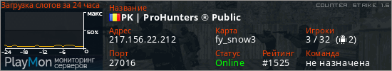 баннер для сервера cs. PK | ProHunters ® Public