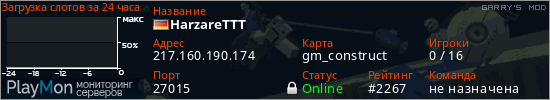 баннер для сервера garrysmod. HarzareTTT