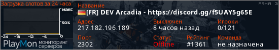 баннер для сервера arma3. [FR] DEV Arcadia - https://discord.gg/f5UAY5g65E