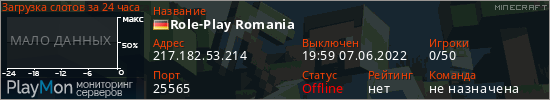баннер для сервера minecraft. Role-Play Romania