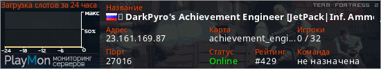 баннер для сервера tf2. ★ DarkPyro's Achievement Engineer [ThirdPerson|Lag-Free|WarPa