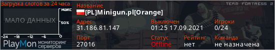 баннер для сервера tf2. [PL]Minigun.pl[Orange]