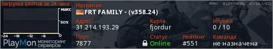 баннер для сервера ark. FRT FAMILY - (v358.24)